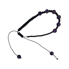 Macrame náramek Ametyst