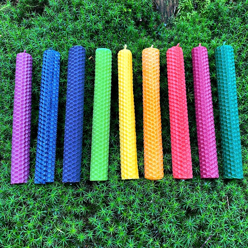 Velká sada válců (průměr 2 cm) - Rozměry: 18,5 x 2 cm