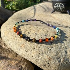 Macrame choker čakry