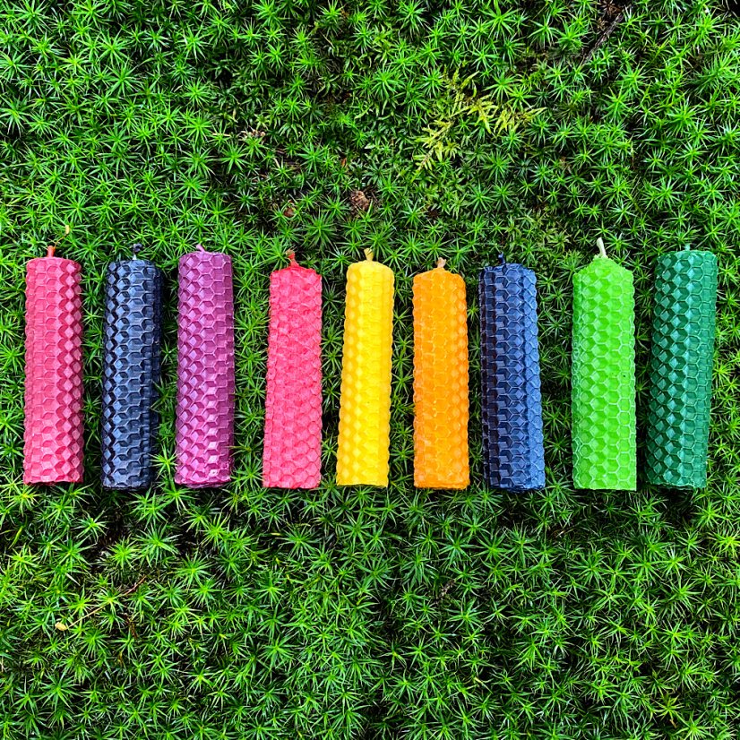 Velká sada válců (průměr 2 cm) - Rozměry: 18,5 x 2 cm