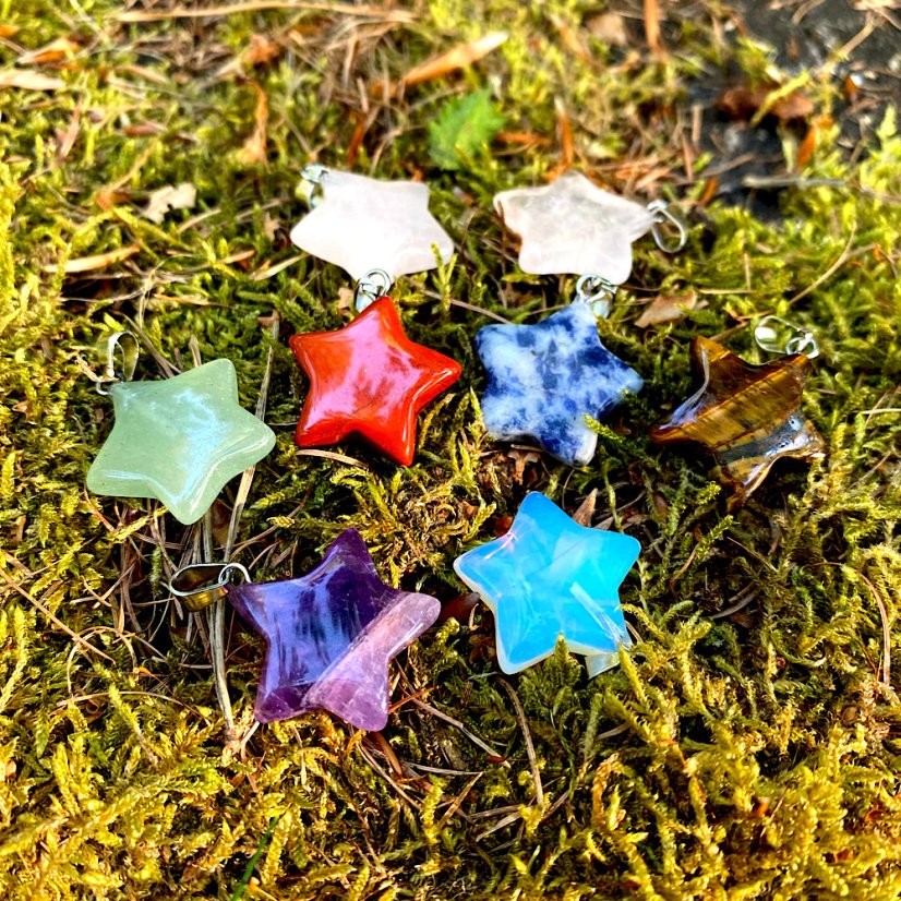 Přívěsek krystalová hvězda