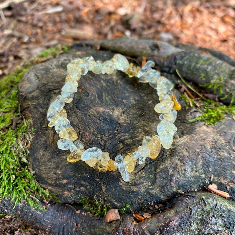 Náramek Citrín - Velikost: S