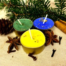 Vánoční čajová svíčka