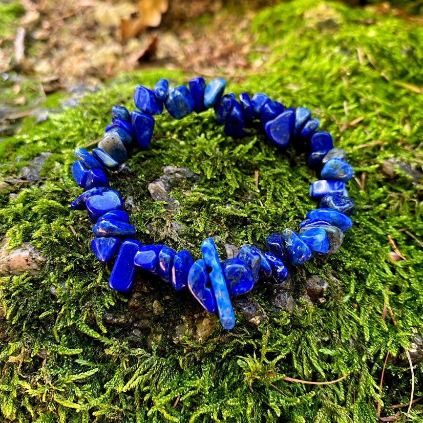 Náramek Lapis Lazuli - Velikost: XL