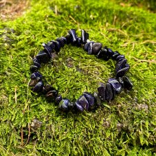 Náramek Modrý živec (goldstone)