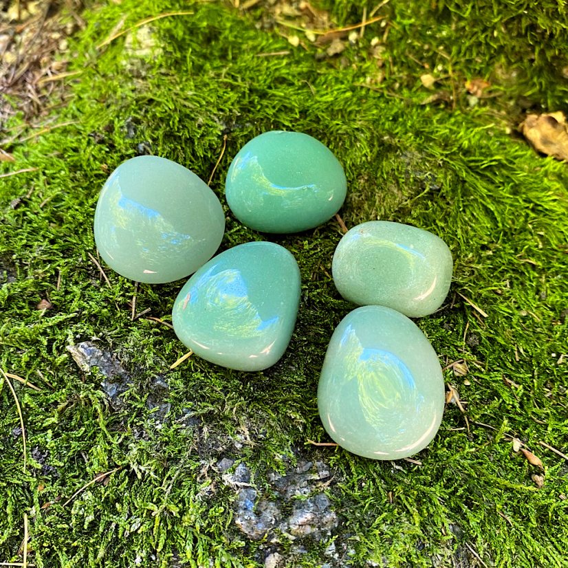 Aventurín zelený tromlovaný - Velikost: M