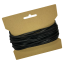 Kožený řemínek 3 mm - Barva: Černá