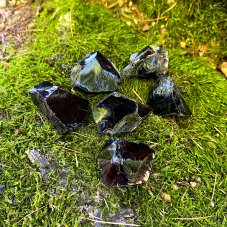 Černý obsidián surový