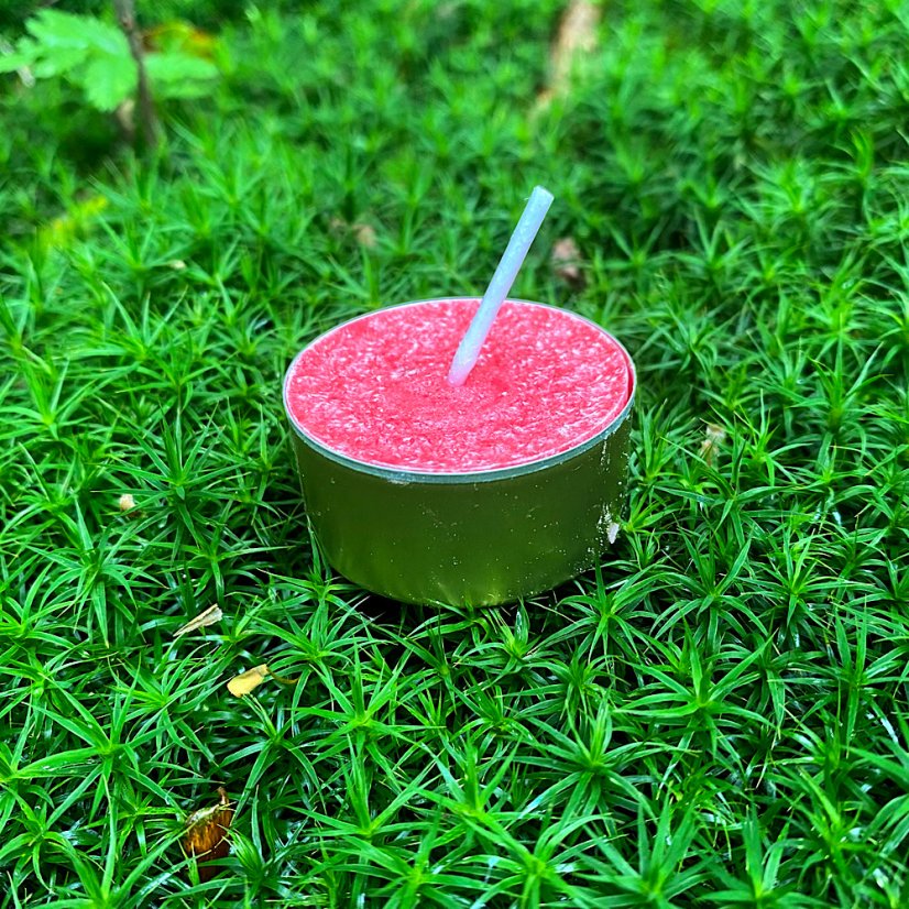 Palmová Čajová svíčka s kalíškem