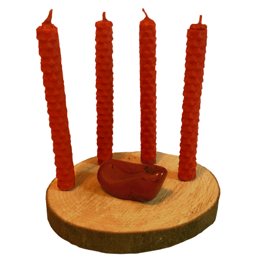 Sada malých válců (průměr 1 cm) - Barva: Červená