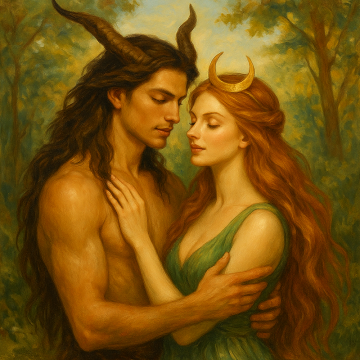 Symbolika rohatého boha a trojné bohyně – příběh o rovnováze a cyklu života